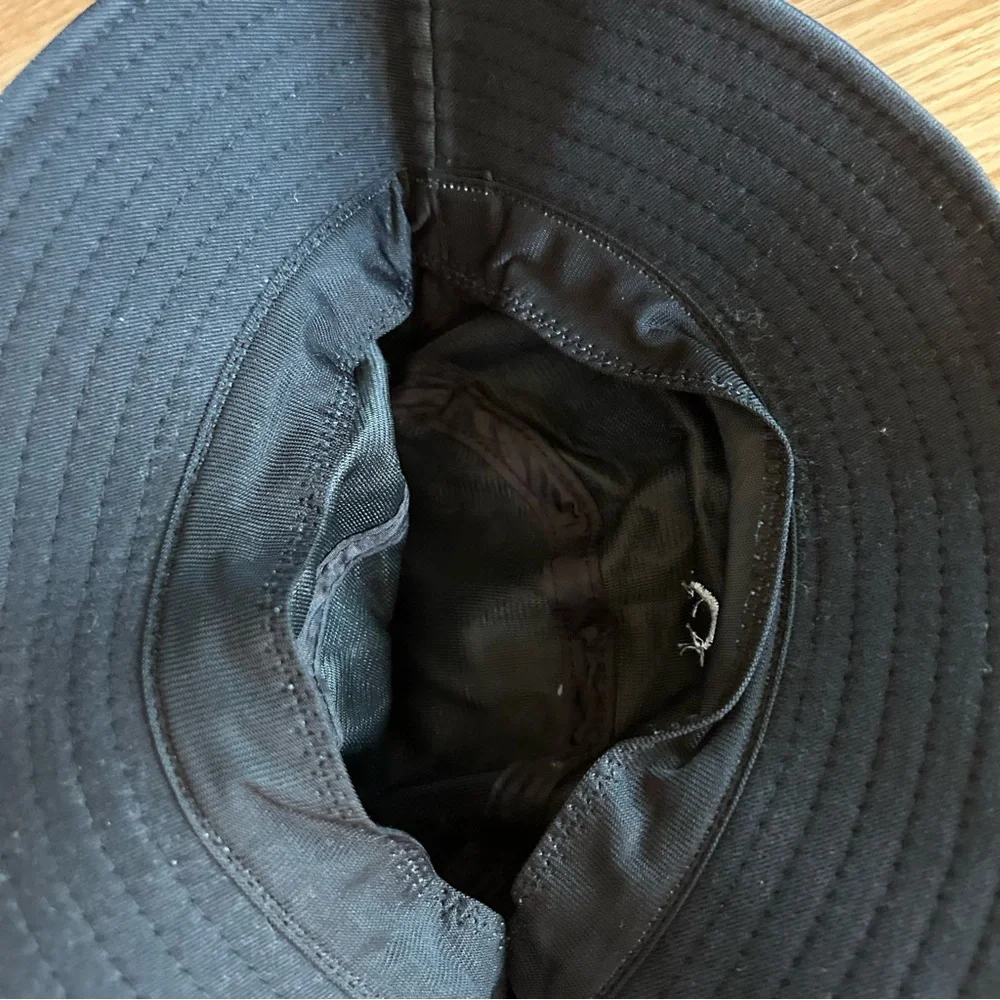 Smiley Face Black Bucket Hat Adult